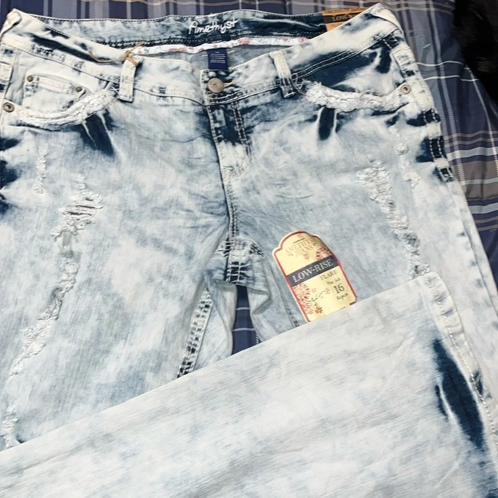 NWT Authentic Amethyst jeans! Vintage! - Picture 1 of 15